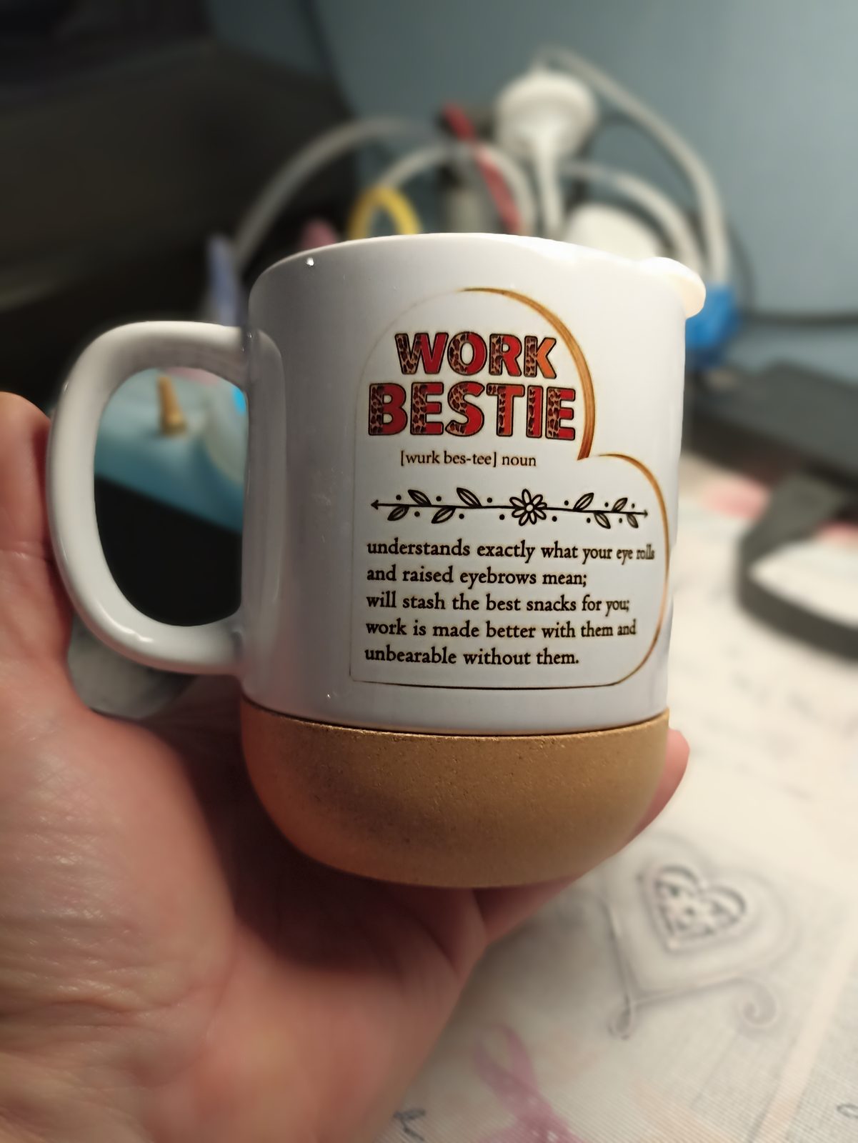 Work Bestie parafa aljú munkahelyi bögre