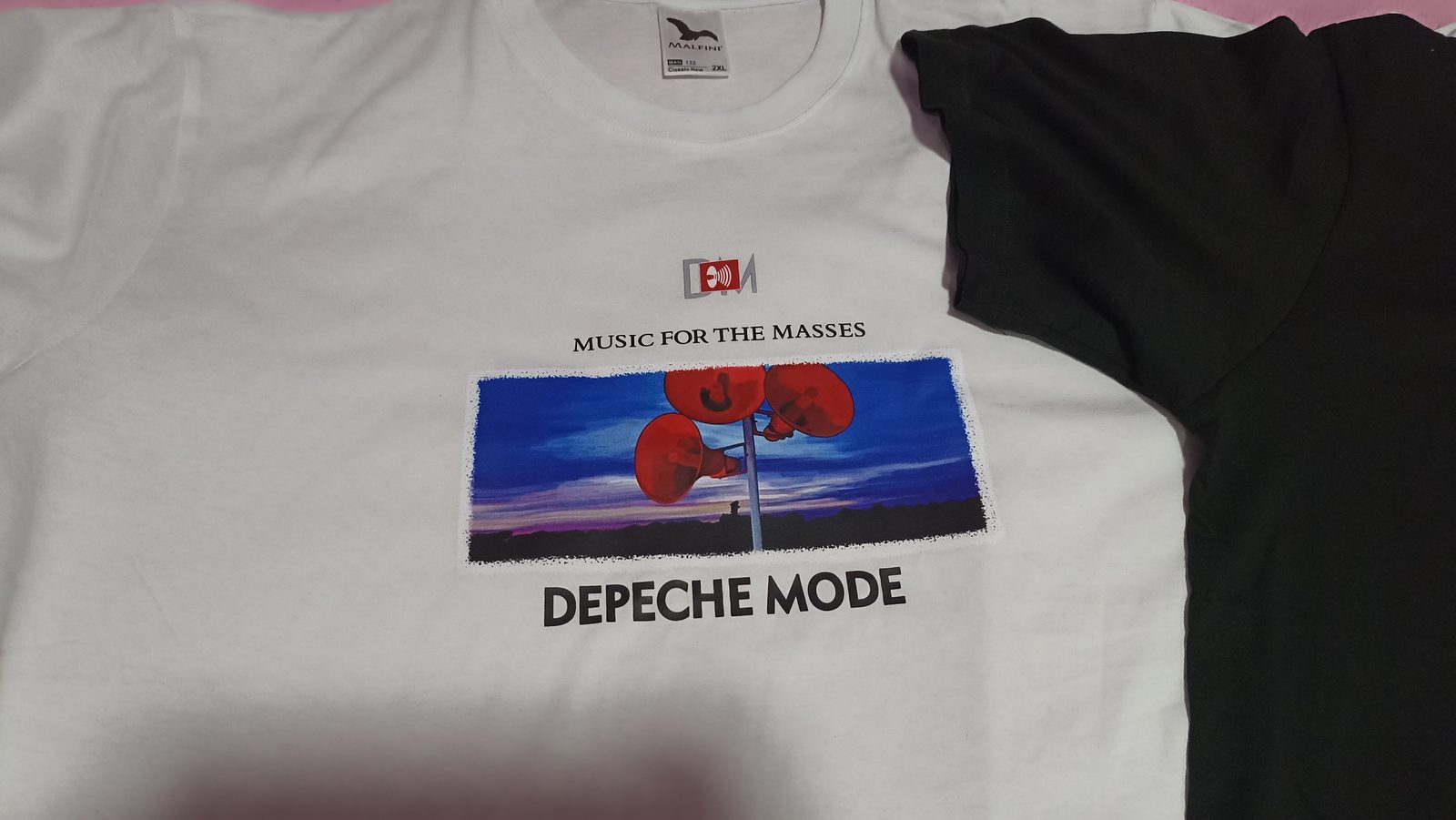 Depeche Mode Music for the Masses fehér póló