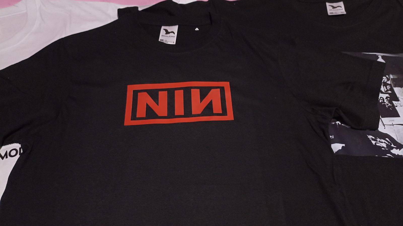 Nine Inch Nails NIN logós fekete póló