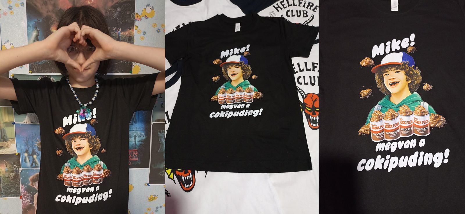 Stranger Things Mike cokipudingos humoros gyerekpóló